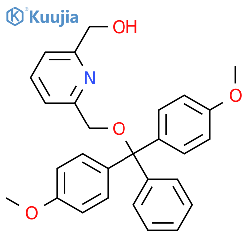[6-[[bis(4-methoxyphenyl)-phenylmethoxy]methyl]pyridin-2-yl]methanol structure
