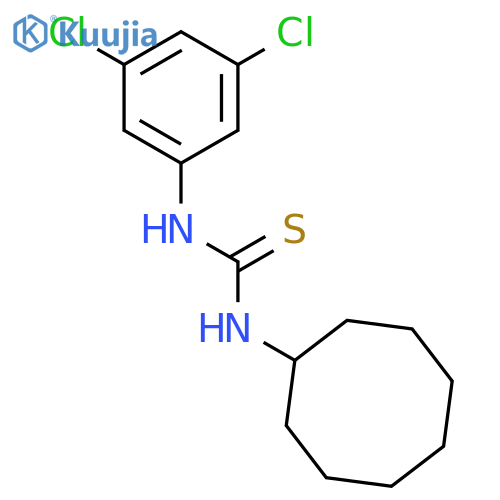 Thiourea, N-cyclooctyl-N'-(3,5-dichlorophenyl)- structure