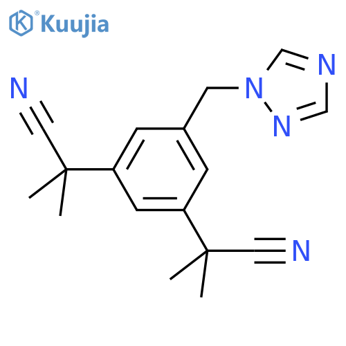 Anastrozole structure