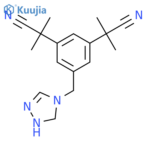 Isoanastrozole structure