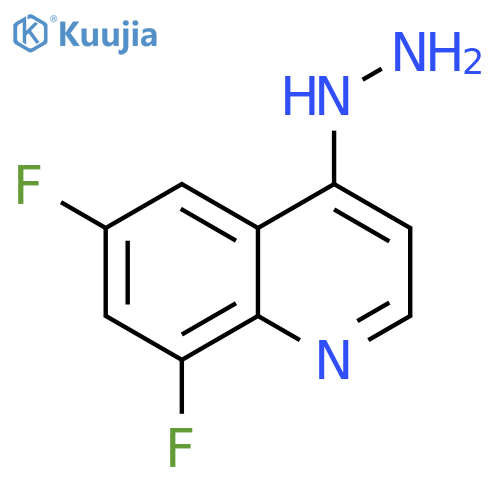 (6,8-DIFLUORO-QUINOLIN-4-YL)-HYDRAZINE structure