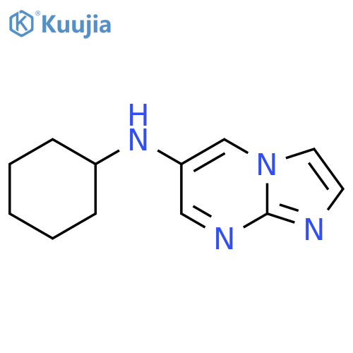 N-Cyclohexylimidazo[1,2-a]pyrimidin-6-amine structure