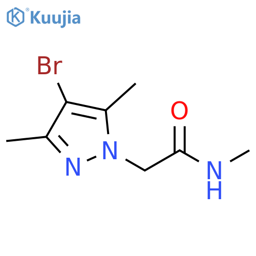 1H-Pyrazole-1-acetamide, 4-bromo-N,3,5-trimethyl- structure