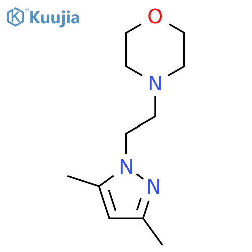 4-2-(3,5-Dimethyl-1H-pyrazol-1-yl)ethylmorpholine structure