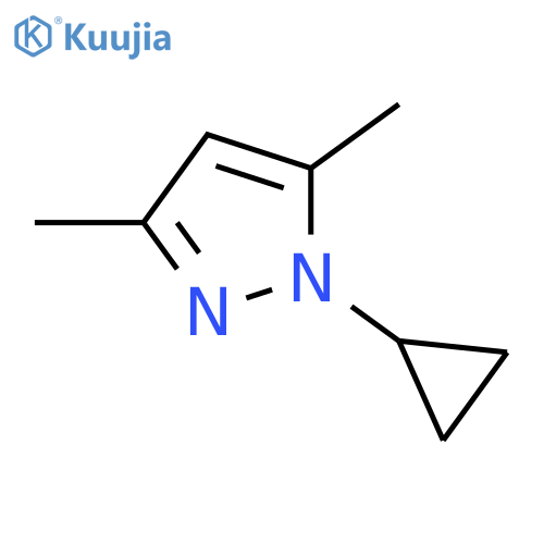 1-cyclopropyl-3,5-dimethyl-1H-pyrazole structure
