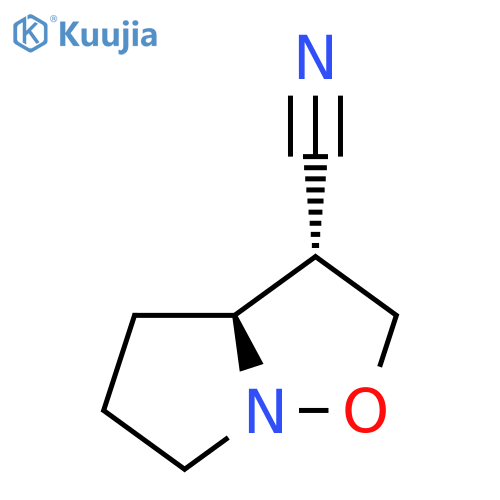 Pyrrolo[1,2-b]isoxazole-3-carbonitrile, hexahydro-, cis- structure