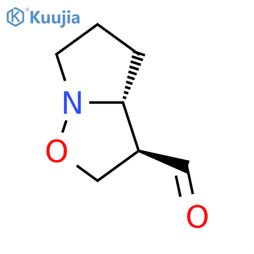 Pyrrolo[1,2-b]isoxazole-3-carboxaldehyde,hexahydro-, cis- (9CI) structure