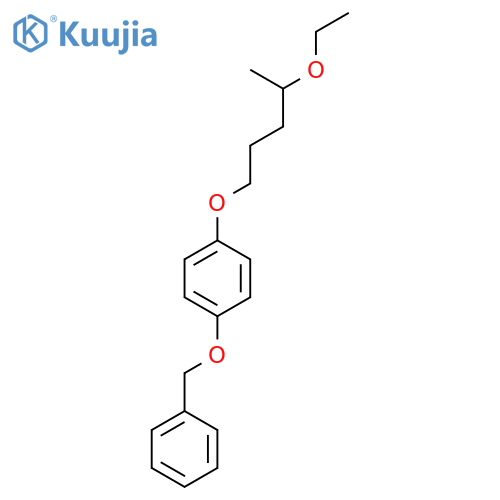 Benzene, 1-[(4-ethoxypentyl)oxy]-4-(phenylmethoxy)- structure