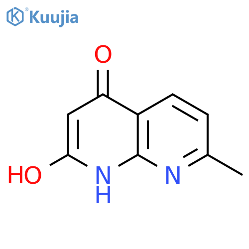 4-Hydroxy-7-methyl-1,8-Naphthyridin-2(1H)-one structure