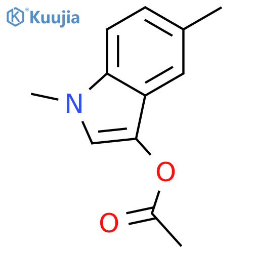 1,5-dimethyl-1H-Indol-3-ol 3-acetate structure