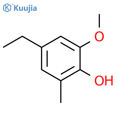 Phenol,4-ethyl-2-methoxy-6-methyl- structure