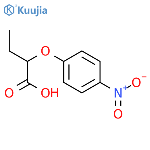 2-(4-Nitrophenoxy)butanoic acid structure