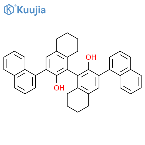 1-(2-Hydroxy-3-naphthalen-1-yl-5,6,7,8-tetrahydronaphthalen-1-yl)-3-naphthalen-1-yl-5,6,7,8-tetrahydronaphthalen-2-ol structure