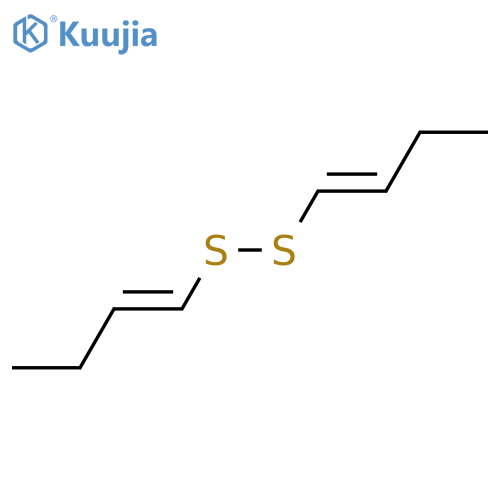 Di-1-butenyl disulfide; (E,E)-form structure