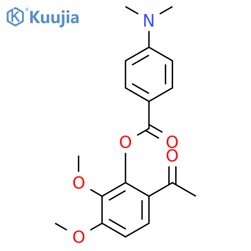 4-(Dimethylamino)benzoic Acid 6-Acetyl-2,3-dimethoxyphenyl Ester structure