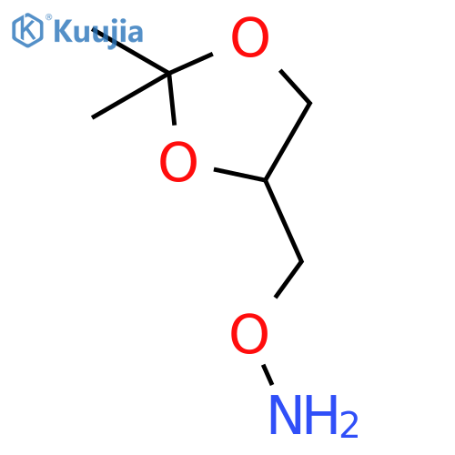 Hydroxylamine,O-[[(4S)-2,2-dimethyl-1,3-dioxolan-4-yl]methyl]- structure