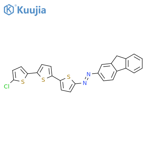 DIAZENE, (5''-CHLORO[2,2':5',2''-TERTHIOPHEN]-5-YL)-9H-FLUOREN-2-YL- structure