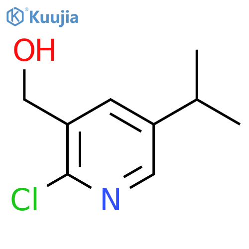(2-Chloro-5-isopropylpyridin-3-yl)methanol structure