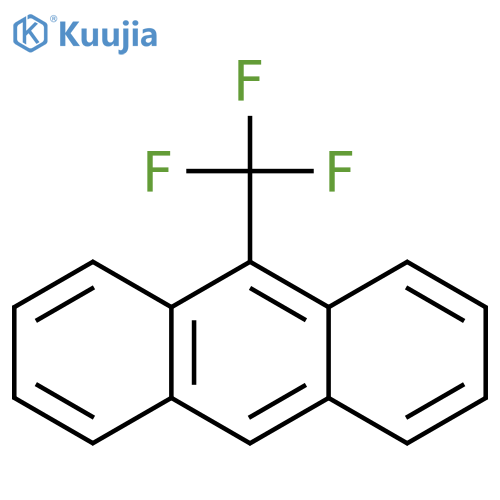 Anthracene, 9-(trifluoromethyl)- structure