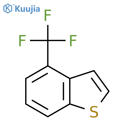 Benzo[b]thiophene, 4-(trifluoromethyl)- structure