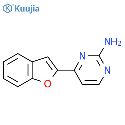 4-(1-Benzofuran-2-yl)pyrimidin-2-amine structure