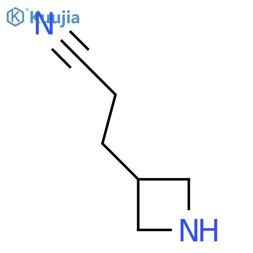 3-(Azetidin-3-yl)propanenitrile structure