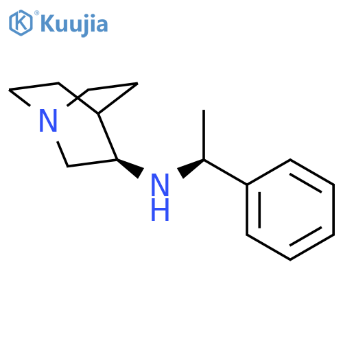 1-Azabicyclo[2.2.2]octan-3-amine, N-(1-phenylethyl)-, [S-(R*,S*)]- structure