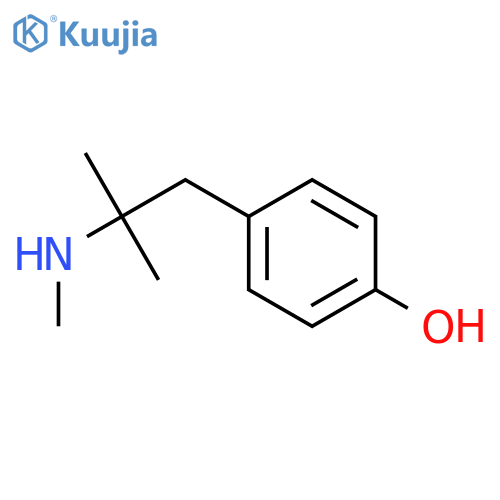4-2-methyl-2-(methylamino)propylphenol structure