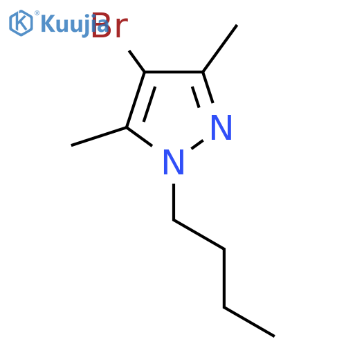 4-Bromo-1-butyl-3,5-dimethyl-1H-pyrazole structure