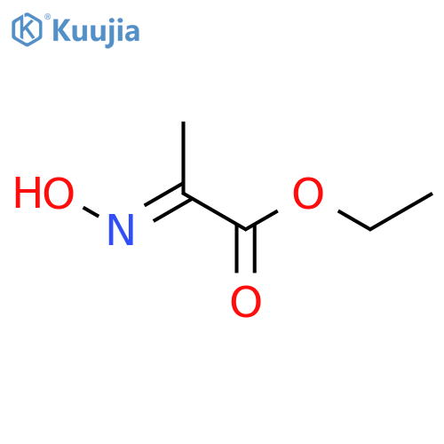 Propanoic acid,2-(hydroxyimino)-, ethyl ester, (Z)- (9CI) structure