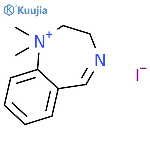 1H-1,4-Benzodiazepinium, 2,3-dihydro-1,1-dimethyl-, iodide structure