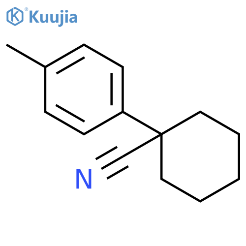 1-(p-Tolyl)-1-cyclohexanecarbonitrile structure