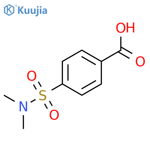 4-(dimethylsulfamoyl)benzoic acid structure