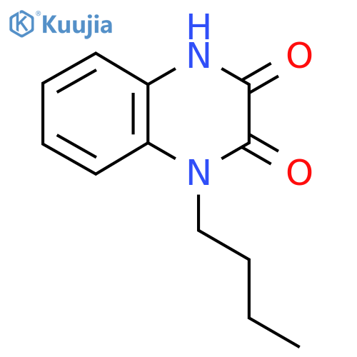 1-Butyl-1,4-dihydroquinoxaline-2,3-dione structure