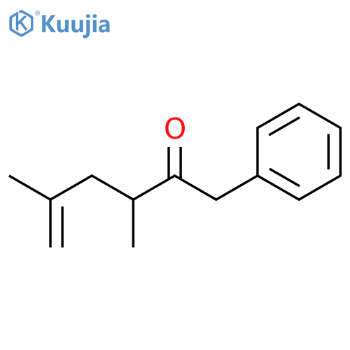 5-Hexen-2-one, 3,5-dimethyl-1-phenyl-, (±)- structure