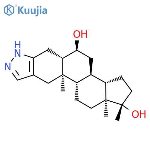 (1S,3aS,3bR,5S,5aS,10aR,10bS,12aS)-1,10a,12a-Trimethyl-1,2,3,3a,3b,4,5,5a,6,7,10,10a,10b,11,12,12a-hexadecahydrocyclopenta[5,6]naphtho[1,2-f]indazole-1,5-diol structure