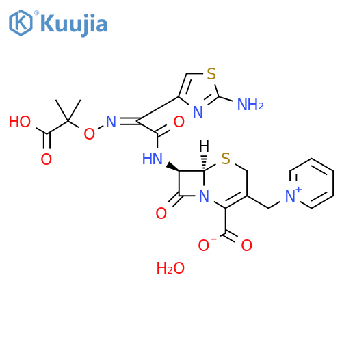 Ceftazidime Hydrate (~5% Sodium Carbonate as stabilizer) structure
