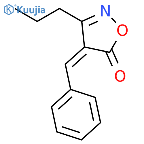 5(4H)-Isoxazolone, 4-(phenylmethylene)-3-propyl- structure