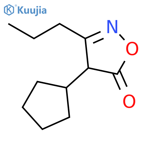 5(4H)-Isoxazolone, 4-cyclopentyl-3-propyl- structure