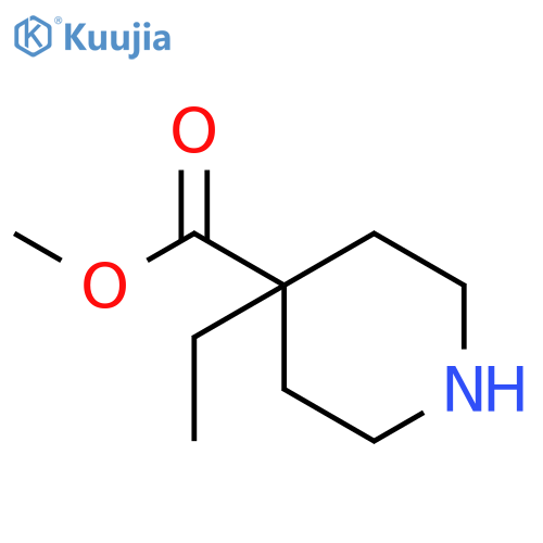 Methyl 4-ethylpiperidine-4-carboxylate structure