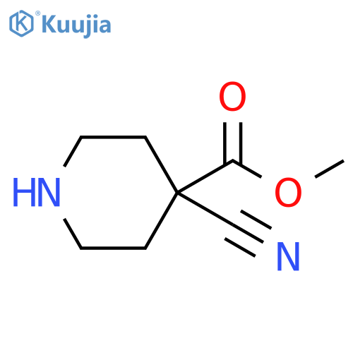Methyl 4-Cyanopiperidine-4-carboxylate structure
