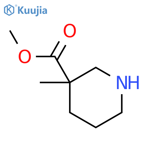 methyl 3-methylpiperidine-3-carboxylate structure