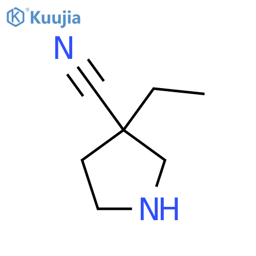 3-Ethylpyrrolidine-3-carbonitrile structure