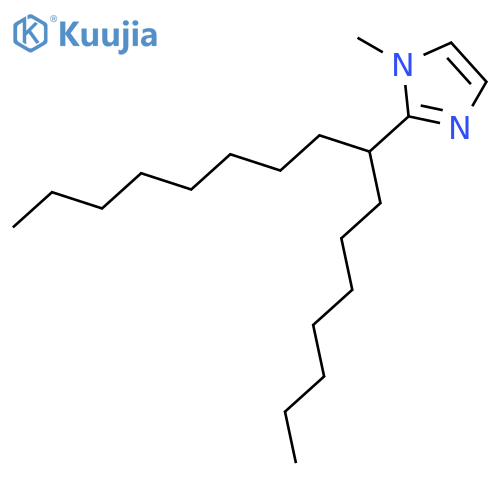 1H-Imidazole, 2-(1-heptylnonyl)-1-methyl- structure