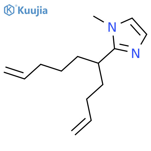 1H-Imidazole, 2-[1-(3-butenyl)-5-hexenyl]-1-methyl- structure