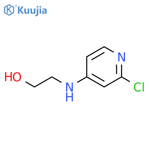 2-(2-chloropyridin-4-ylamino)ethanol structure