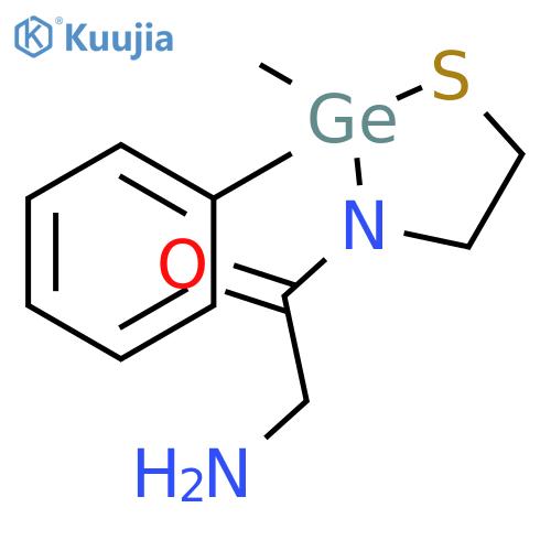 1,3,2-Thiazagermolidine, 3-(aminoacetyl)-2-methyl-2-phenyl- structure