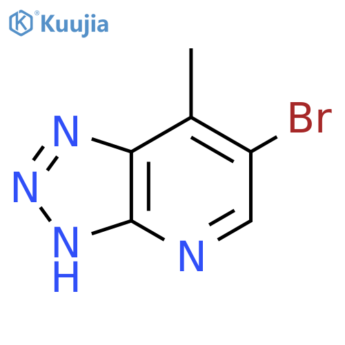 6-Bromo-7-methyl-3H-1,2,3triazolo4,5-bpyridine structure