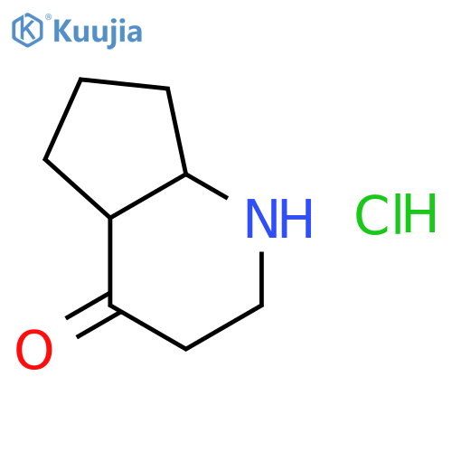 octahydro-1H-cyclopenta[b]pyridin-4-one hydrochloride structure