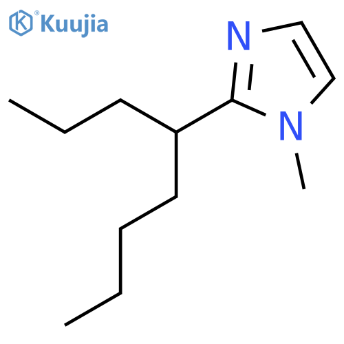 1H-Imidazole, 1-methyl-2-(1-propylpentyl)- structure